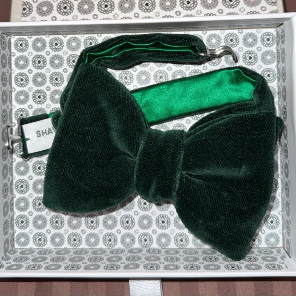 Brand New Velvet Bow Tie